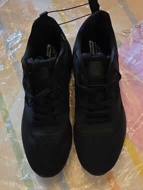 Men's Black Athletic Sneakers - Lightweight Comfort